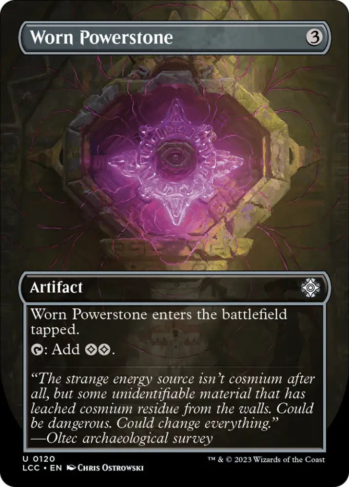 Worn Powerstone (Borderless) [The Lost Caverns of Ixalan Commander] - MTG Single