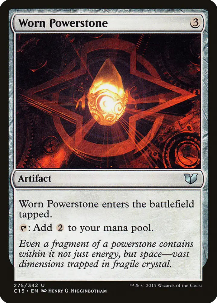 Worn Powerstone [Commander 2015] - MTG Single