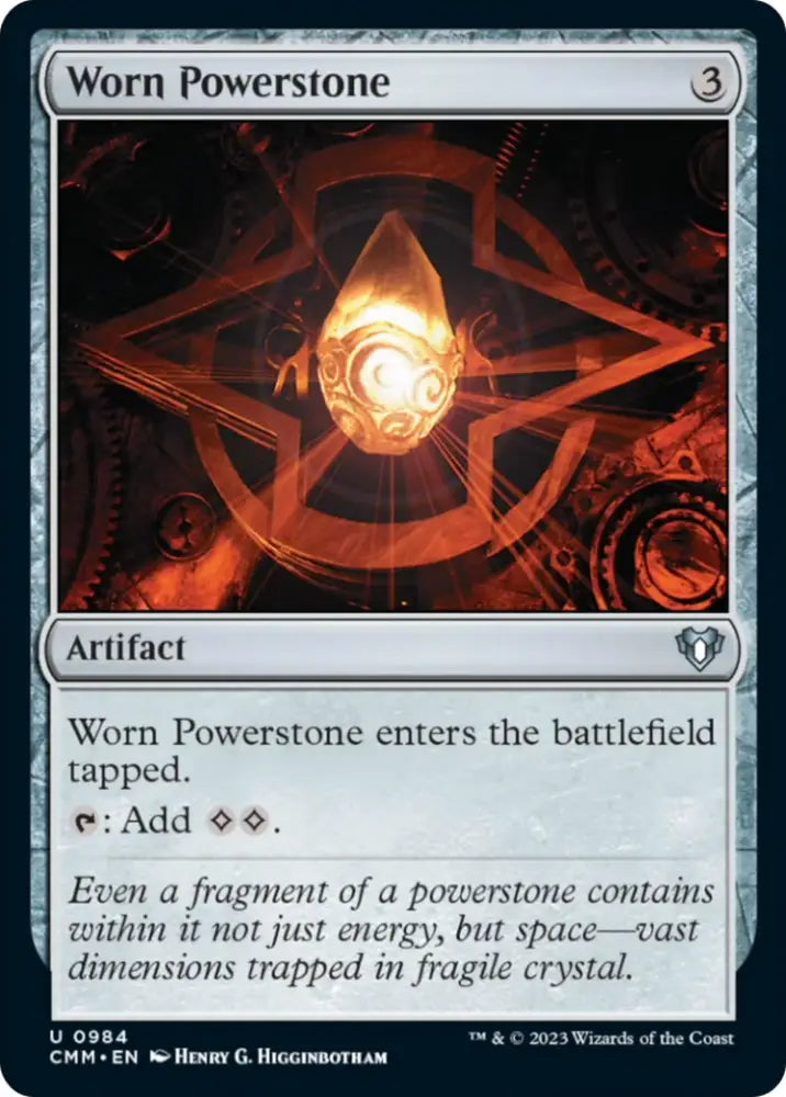 Worn Powerstone [Commander Masters] - MTG Single