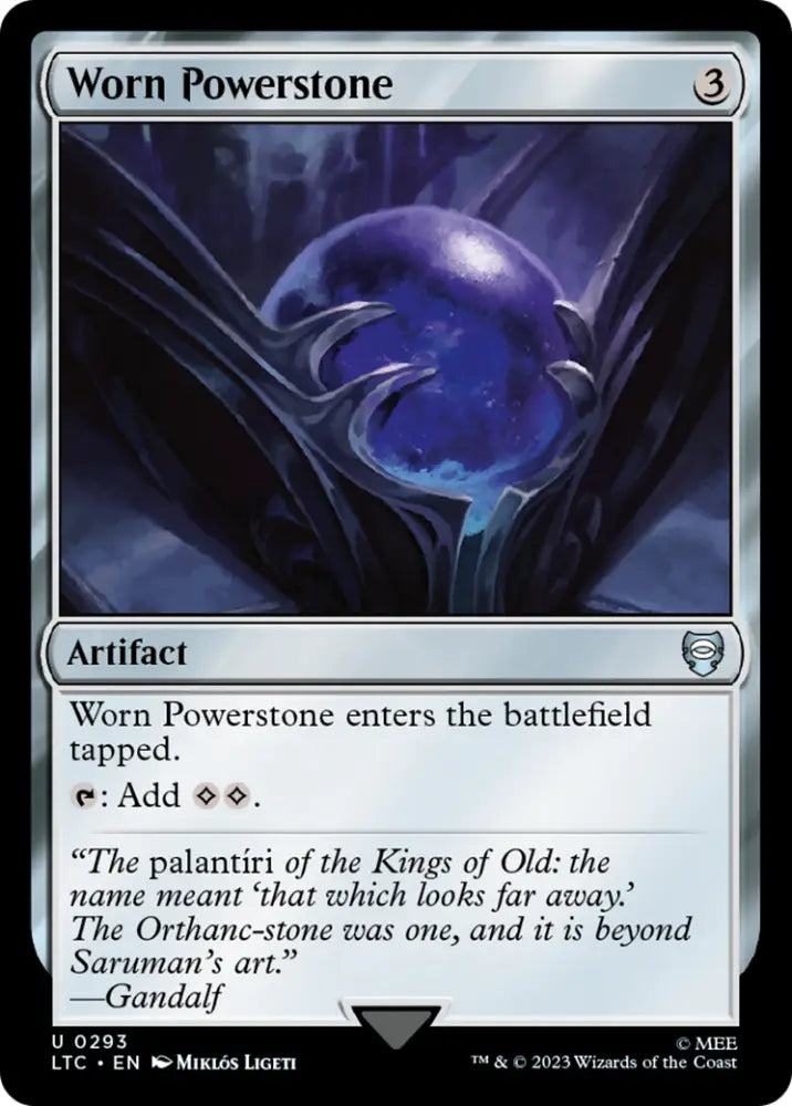 Worn Powerstone [The Lord of the Rings: Tales of Middle-Earth Commander] - MTG Single