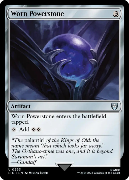 Worn Powerstone [The Lord of the Rings: Tales of Middle-Earth Commander] - MTG Single