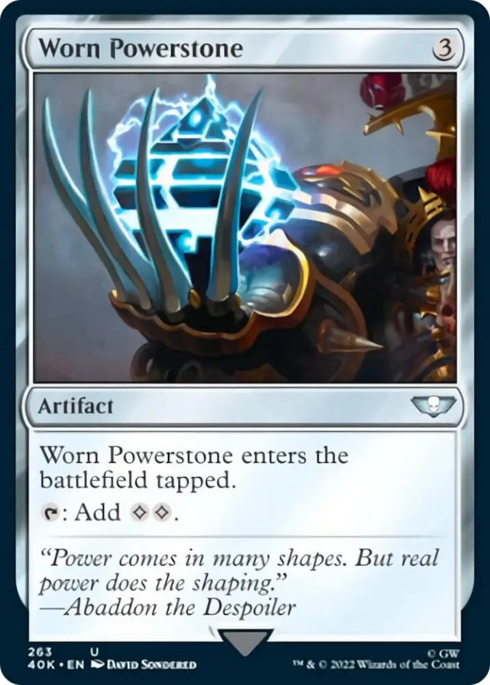 Worn Powerstone [Warhammer 40,000] - MTG Single