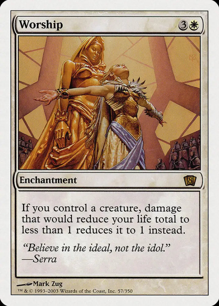 Worship (57) [Eighth Edition] - MTG Single
