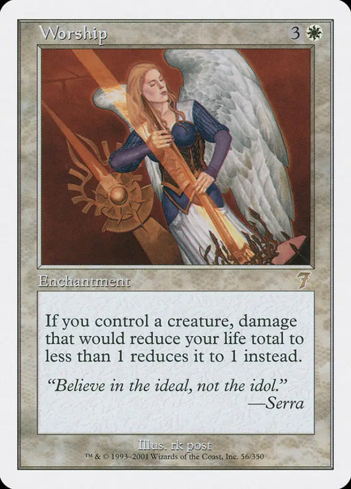 Worship [Seventh Edition] - MTG Single