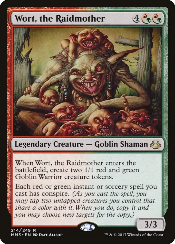 Wort the Raidmother [Modern Masters 2017] - MTG Single