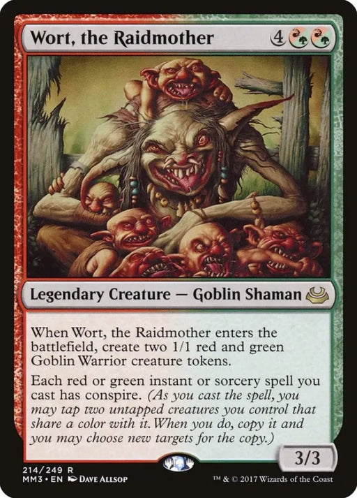 Wort the Raidmother [Modern Masters 2017] - MTG Single