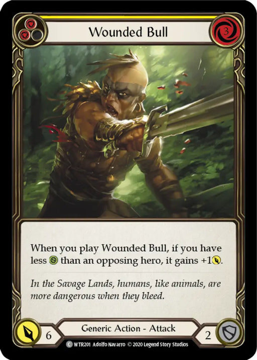 Wounded Bull (Yellow) [Welcome to Rathe Unlimited] Unlimited Normal - Flesh And Blood Single