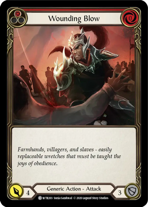 Wounding Blow (Red) [Welcome to Rathe Unlimited] Unlimited Normal - Flesh And Blood Single