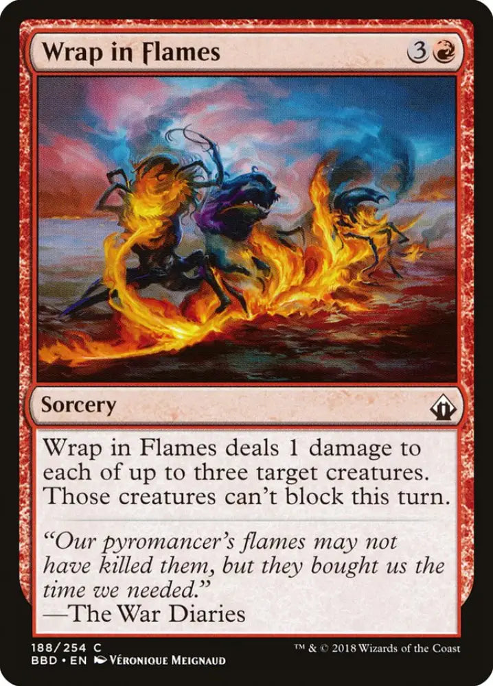Wrap in Flames [Battlebond] - MTG Single