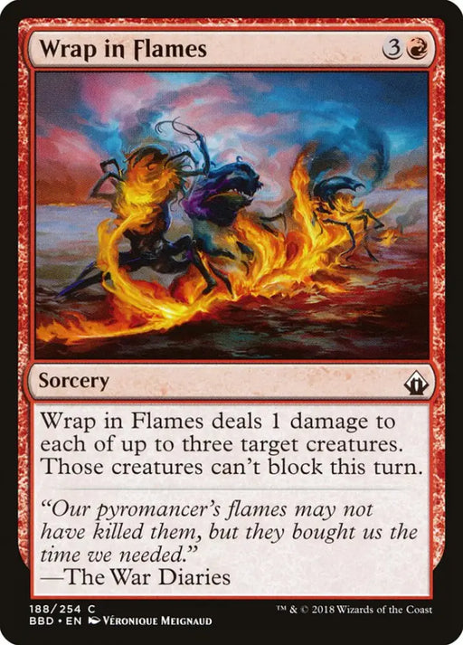 Wrap in Flames [Battlebond] - MTG Single