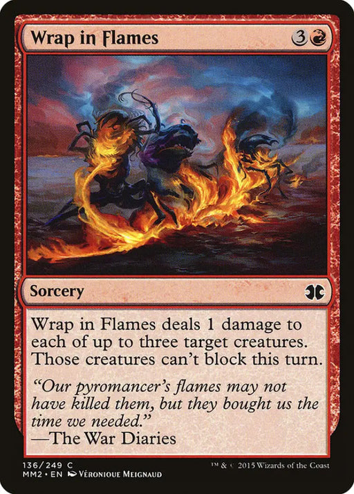Wrap in Flames [Modern Masters 2015] - MTG Single