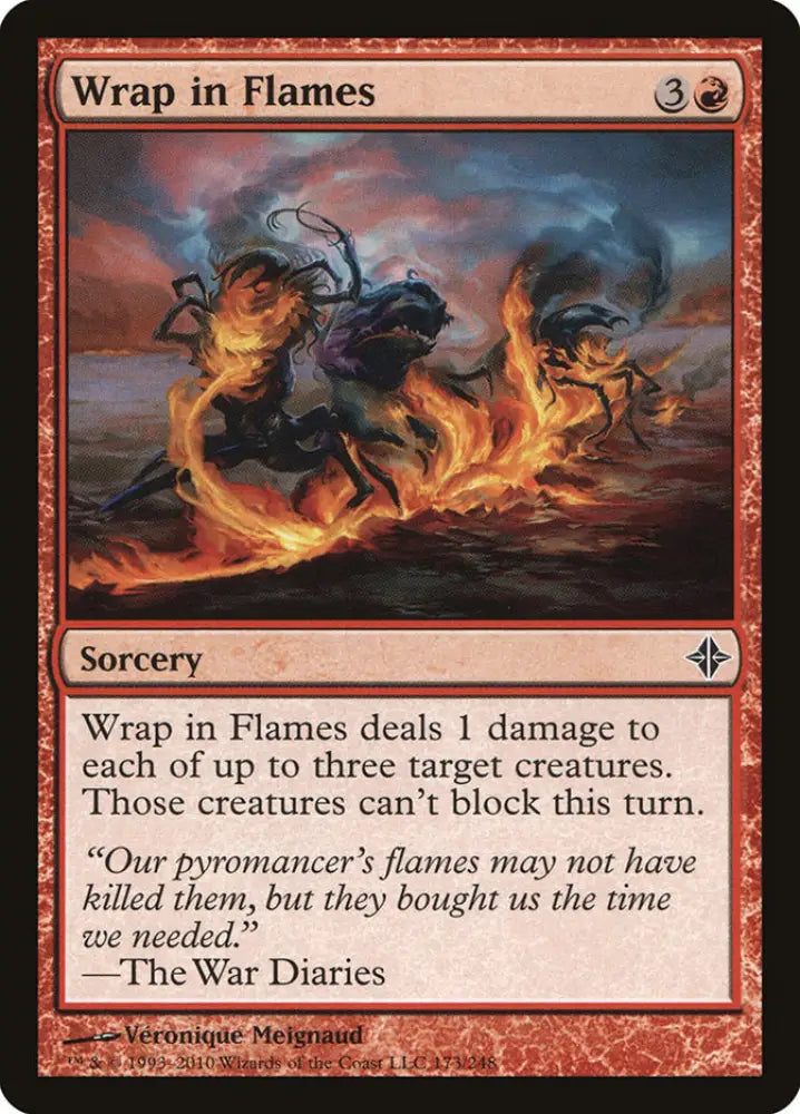 Wrap in Flames [Rise of the Eldrazi] - MTG Single
