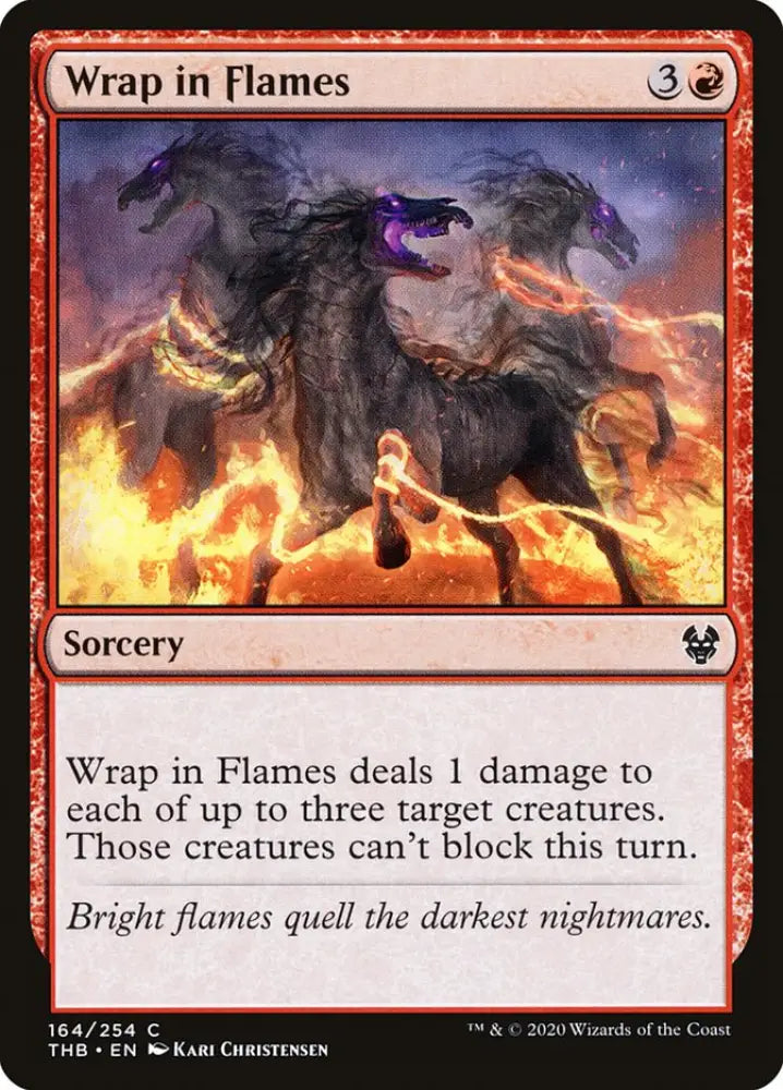 Wrap in Flames [Theros Beyond Death] - MTG Single