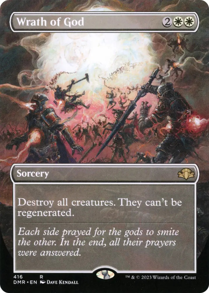 Wrath of God (Borderless Alternate Art) [Dominaria Remastered] - MTG Single