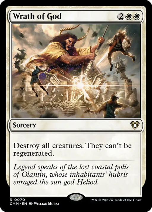 Wrath of God [Commander Masters] - MTG Single