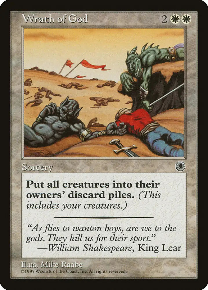 Wrath of God [Portal] - MTG Single