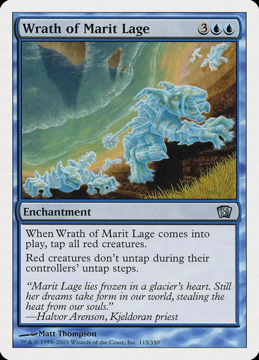 Wrath of Marit Lage (115) [Eighth Edition] - MTG Single