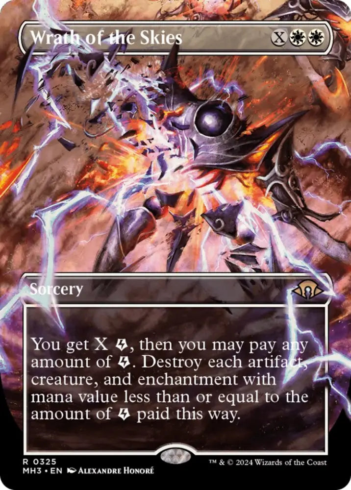 Wrath of the Skies (Borderless) [Modern Horizons 3] - MTG Single