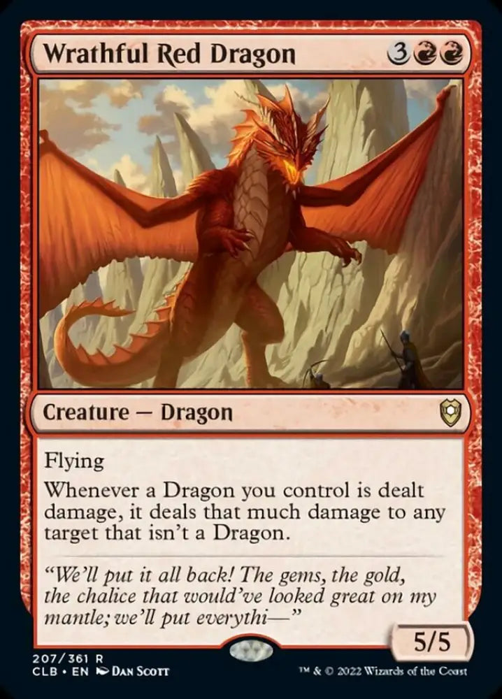 Wrathful Red Dragon [Commander Legends: Battle for Baldur’s Gate] - MTG Single