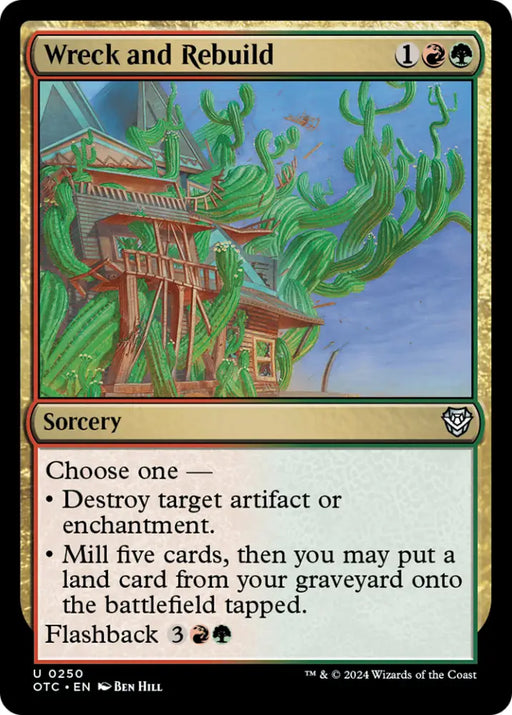 Wreck and Rebuild [Outlaws of Thunder Junction Commander] - MTG Single
