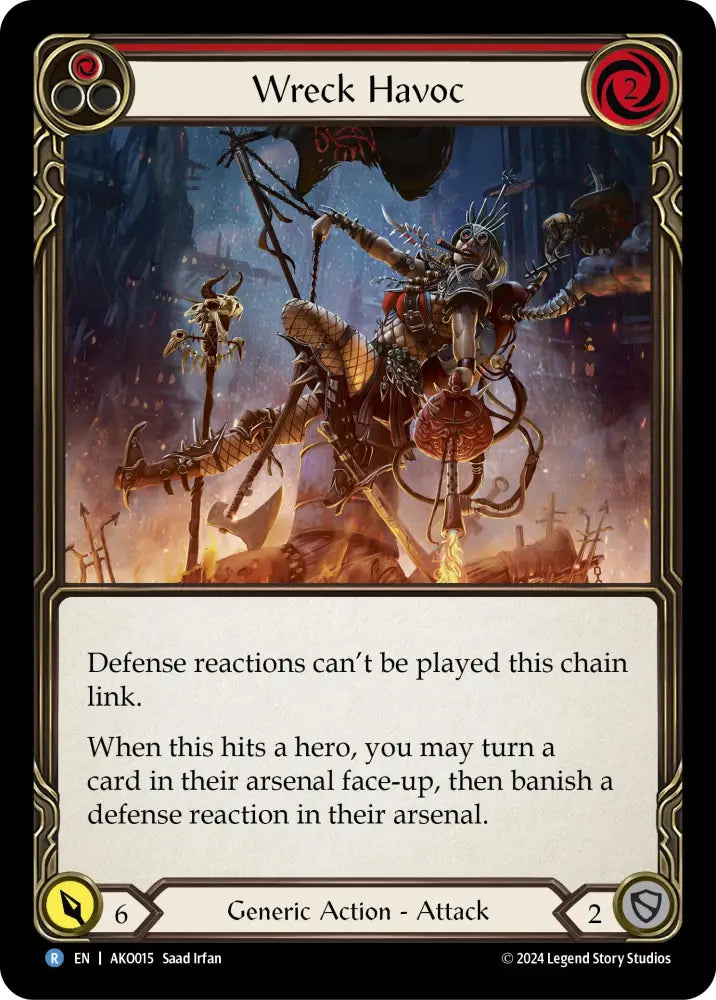Wreck Havoc (Red) [AKO015] (Armory Deck: Kayo) - Flesh And Blood Single