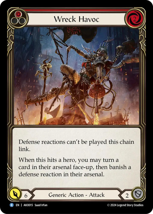 Wreck Havoc (Red) [AKO015] (Armory Deck: Kayo) - Flesh And Blood Single