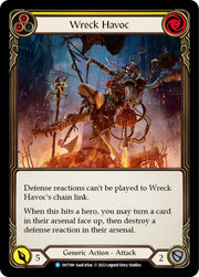 Wreck Havoc (Yellow) [Outsiders] Rainbow Foil - Flesh And Blood Single