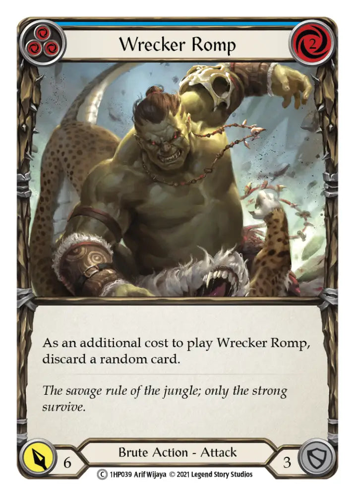 Wrecker Romp (Blue) [1HP039] (History Pack 1) - Flesh And Blood Single