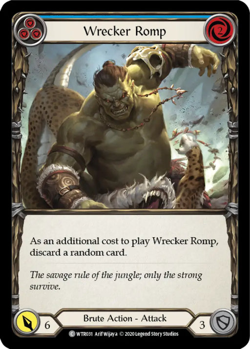 Wrecker Romp (Blue) [Welcome to Rathe Unlimited] Unlimited Normal - Flesh And Blood Single