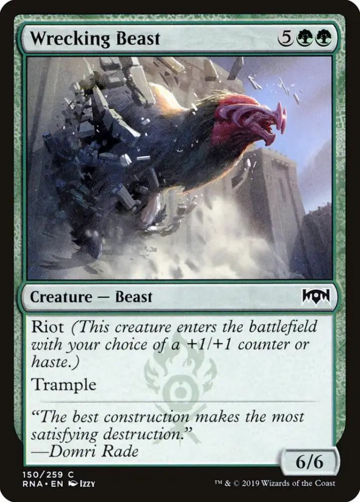 Wrecking Beast [Ravnica Allegiance] - MTG Single