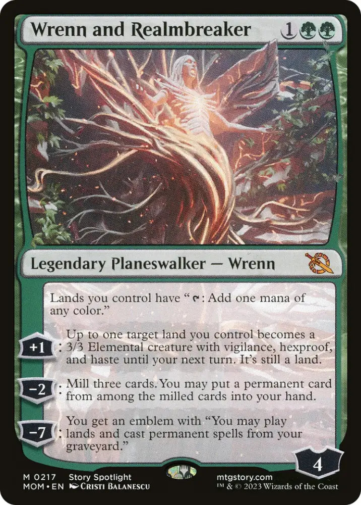 Wrenn and Realmbreaker [March of the Machine] - MTG Single