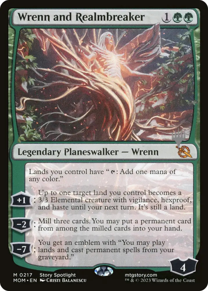 Wrenn and Realmbreaker (Promo Pack) [March of the Machine Promos] - MTG Single