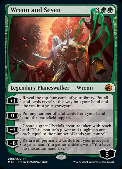 Wrenn and Seven [Innistrad: Midnight Hunt] - MTG Single