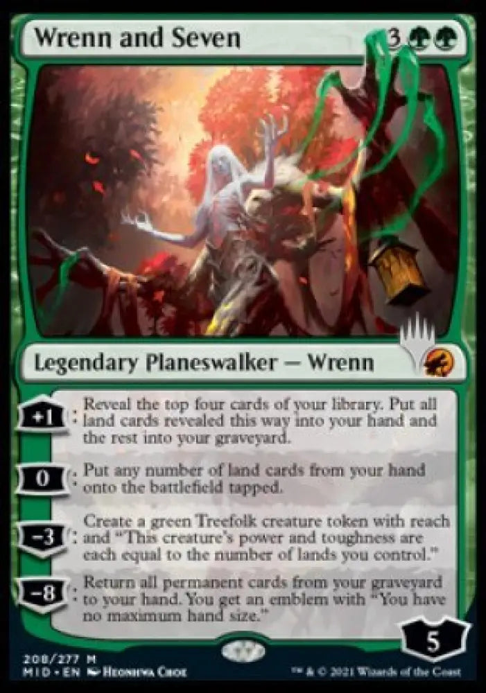 Wrenn and Seven (Promo Pack) [Innistrad: Midnight Hunt Promos] - MTG Single