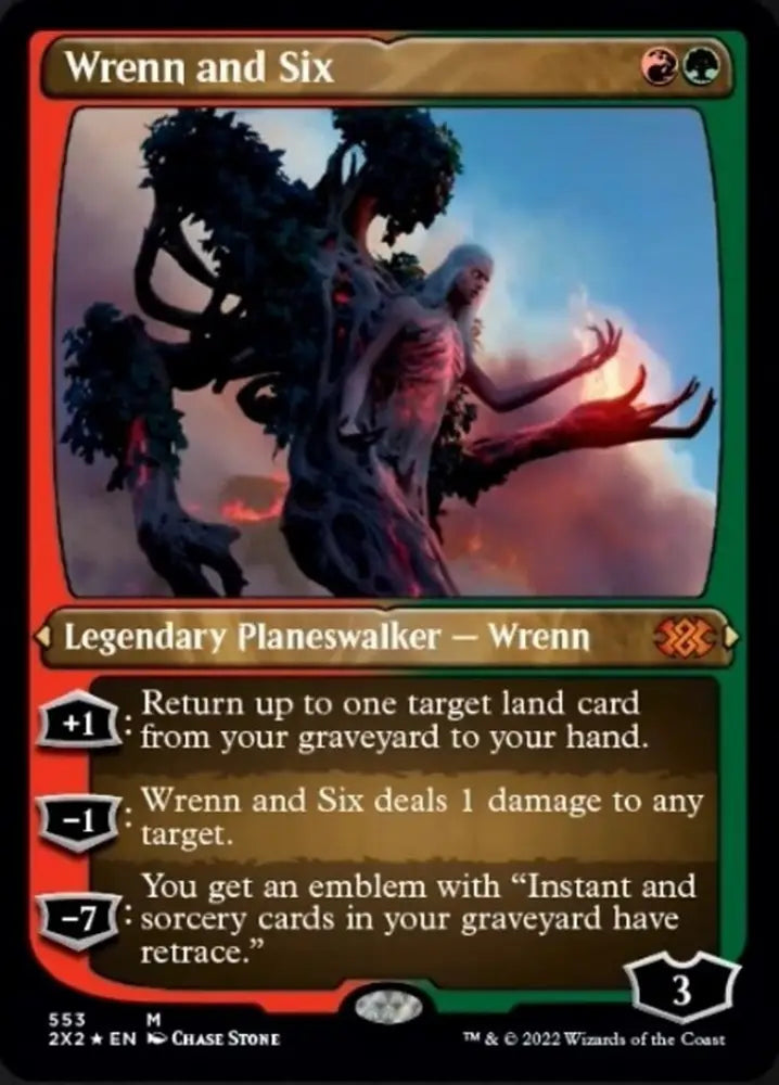 Wrenn and Six (Foil Etched) [Double Masters 2022] - MTG Single