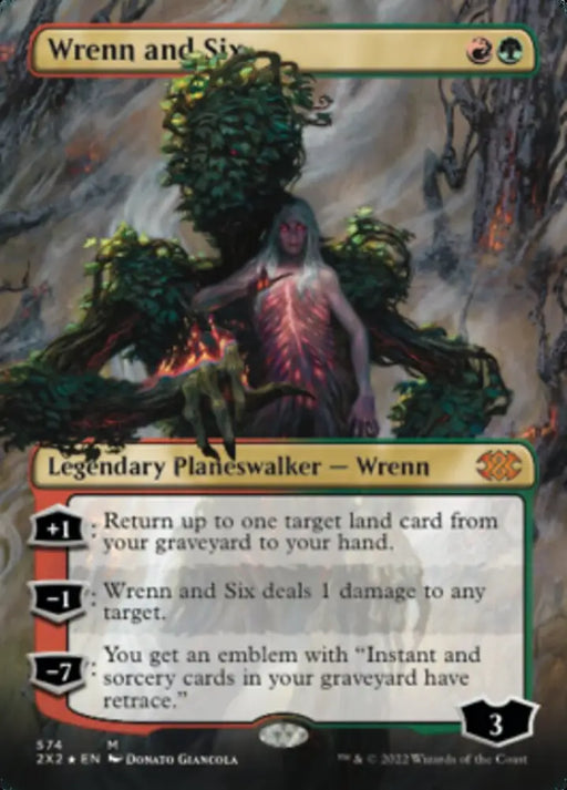 Wrenn and Six (Textured Foil) [Double Masters 2022] - MTG Single