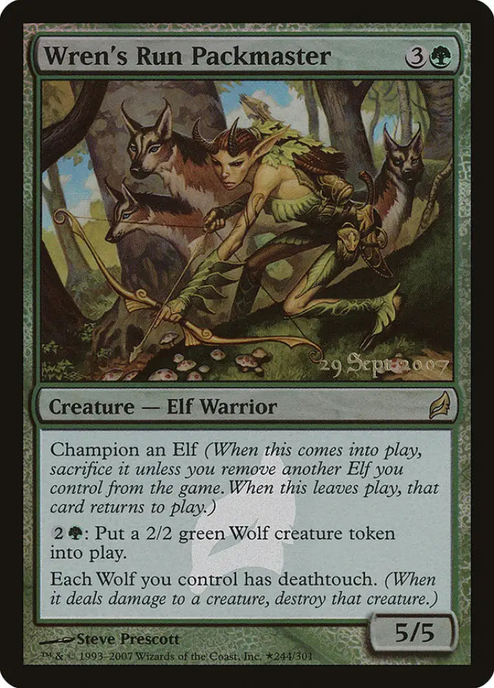 Wren’s Run Packmaster [Lorwyn Promos] - MTG Single