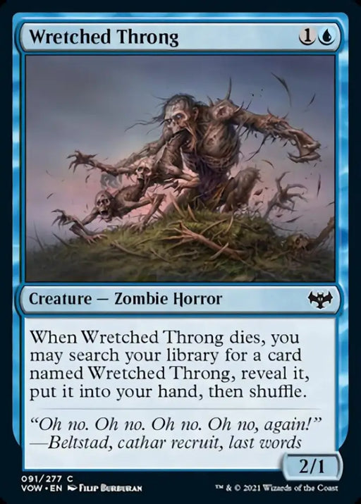 Wretched Throng [Innistrad: Crimson Vow] - MTG Single