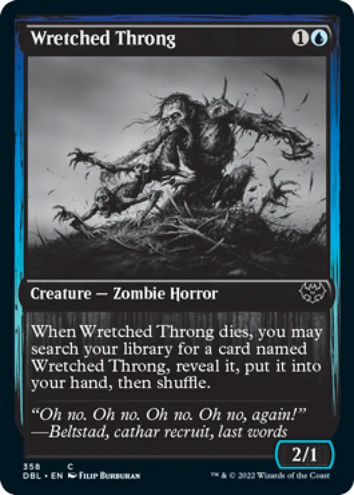 Wretched Throng [Innistrad: Double Feature] - MTG Single