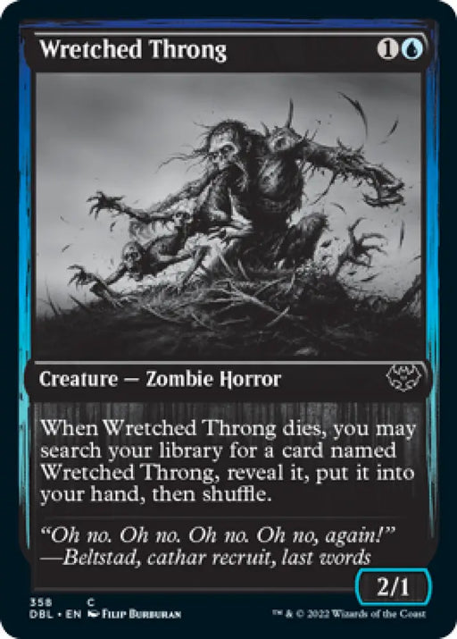 Wretched Throng [Innistrad: Double Feature] - MTG Single