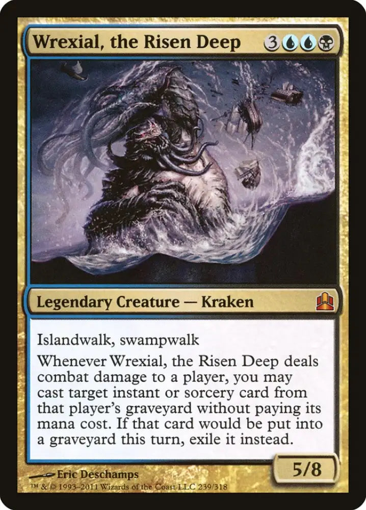 Wrexial the Risen Deep [Commander 2011] - MTG Single