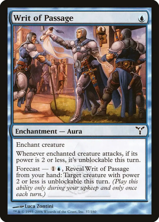 Writ of Passage [Dissension] - MTG Single