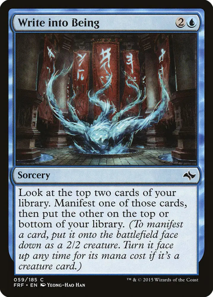 Write into Being [Fate Reforged] - MTG Single
