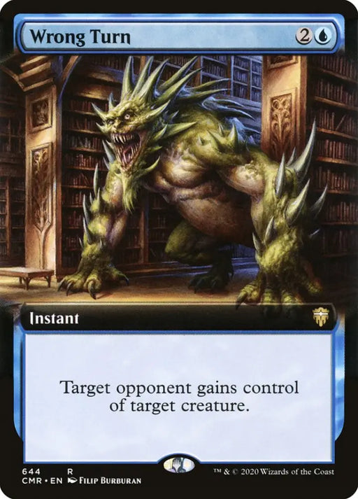 Wrong Turn (Extended Art) [Commander Legends] - MTG Single