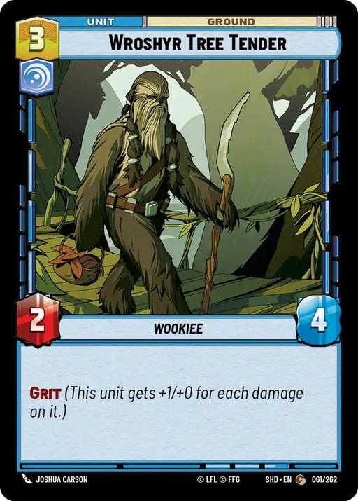 Wroshyr Tree Tender (061/262) [Shadows of the Galaxy] - Star Wars: Unlimited Single