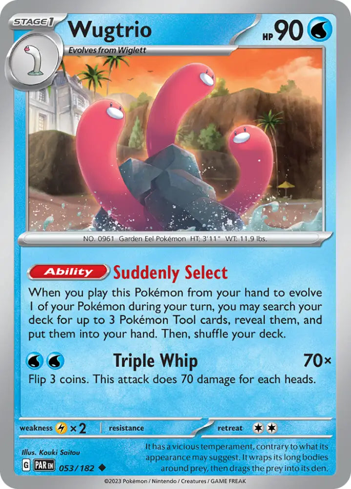 Wugtrio (053/182) [Scarlet & Violet: Paradox Rift] - Pokemon Single