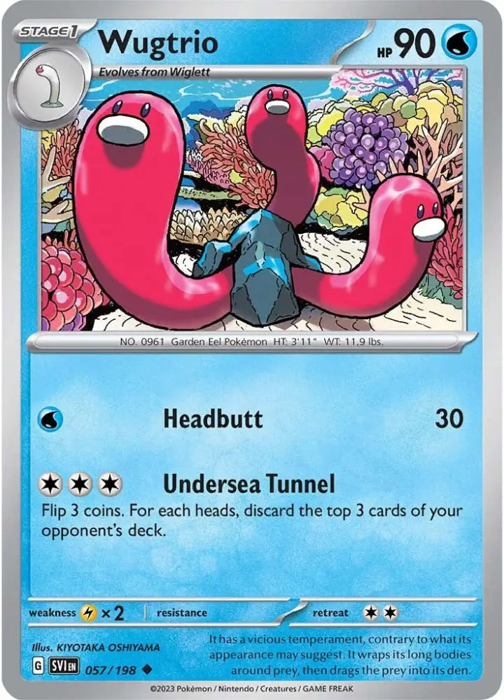 Wugtrio (057/198) [Scarlet & Violet: Base Set] - Pokemon Single