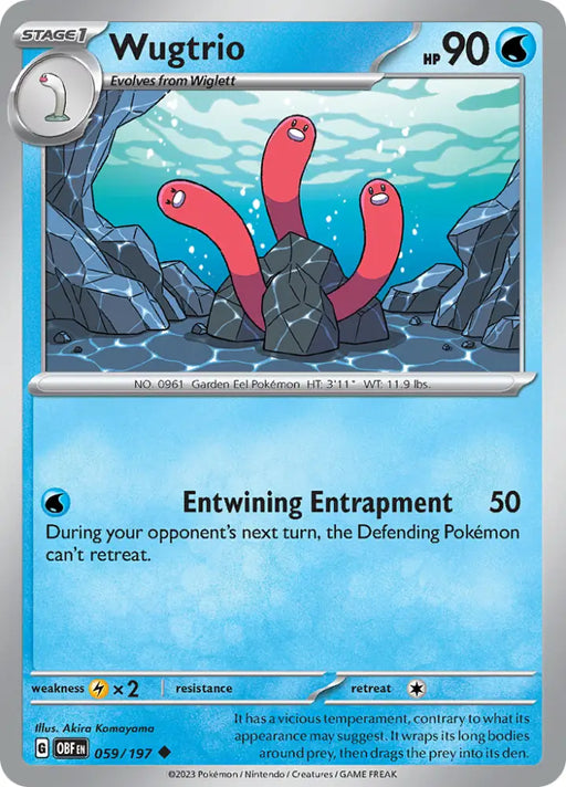 Wugtrio (059/197) [Scarlet & Violet: Obsidian Flames] - Pokemon Single