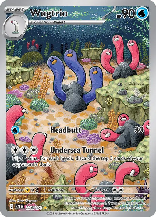 Wugtrio (224/091) [Scarlet & Violet: Paldean Fates] - Pokemon Single