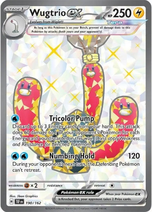 Wugtrio ex (190/162) [Scarlet & Violet: Temporal Forces] - Pokemon Single